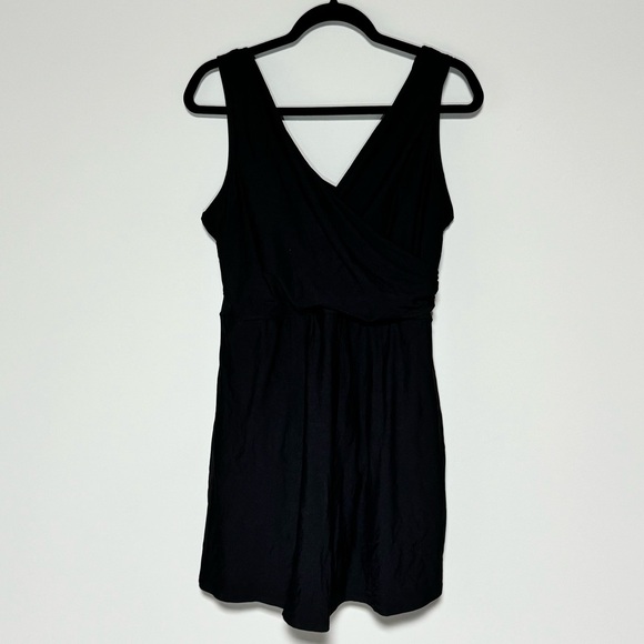 LANDS END - DDD 14 Swim Dress One Piece Swimsuit w/ Tummy Control - Picture 2 of 4